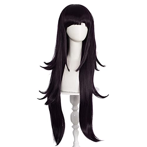 HBYLEE- Anime Cosplay Perücke für Tsumiki Mikan Perücke,Dark Purple Long Perücke Synthetisches Haar,Halloween Kostüm Perücke,für Party Karneval Weihnachten[Farbe:Purple ] von HBYLEE