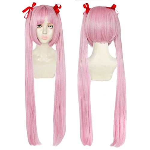 HBYLEE- Anime Cosplay Perücke für Utsugi Kotoko Perücke,Pink Lolita Long Perücke Synthetisches Haar,Halloween Kostüm Perücke,für Party Karneval Weihnachten[Farbe:Pink] von HBYLEE