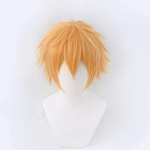 HBYLEE- Anime-Kettensäge-Mann Cosplay Perücke Makima Power Engel Devil Denji Higashiyama Kobeni Reze Hayakawa AKI Himeno Quanxi Perücken + Perücke Cap OneSize Makima [Farbe:Denji] von HBYLEE