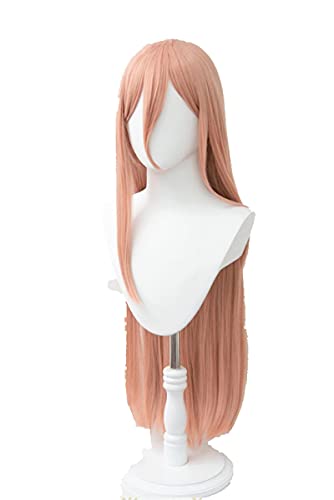 HBYLEE- Anime-Kettensäge-Mann Cosplay Perücke Makima Power Engel Devil Denji Higashiyama Kobeni Reze Hayakawa AKI Himeno Quanxi Perücken + Perücke Cap OneSize Makima [Farbe:Power] von HBYLEE