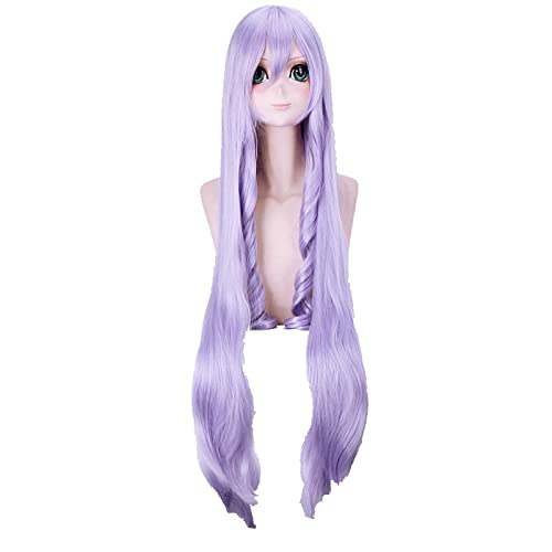 HBYLEE-Anime Role Play For Sister Princess 120cm Light Purple Long Wavy Cosplay Wig Bangs Halloween Carnival Wigs[Farbe:purple] von HBYLEE