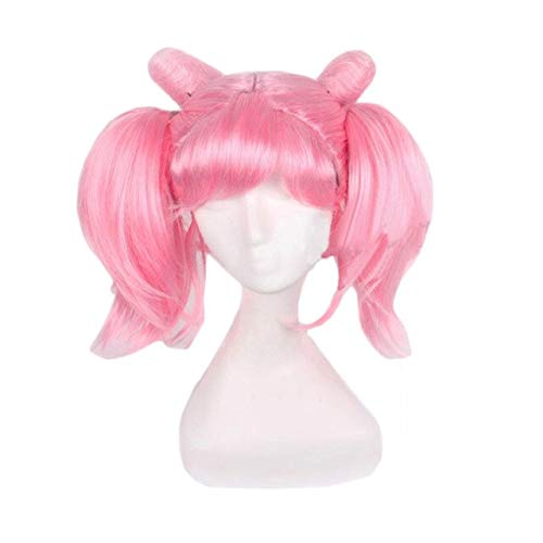 HBYLEE- Anime Sailor Moon Chibiusa Pink Perücke Cosplay Kostüm Sailor Chibi Hitzebeständige Synthetische Haare Frauen Party Cosplay Perücken 1 [Farbe:2] von HBYLEE