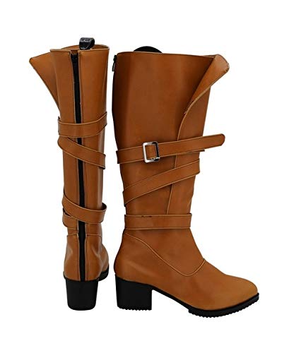 HBYLEE-Cirilla Fiona Elen Riannon Ciri Cosplay Stiefel e Schuhe Maßgeschneidert Jede Größe Für Frauen Mädchen 34 Weibliche Größe[Farbe:Damengröße] von HBYLEE