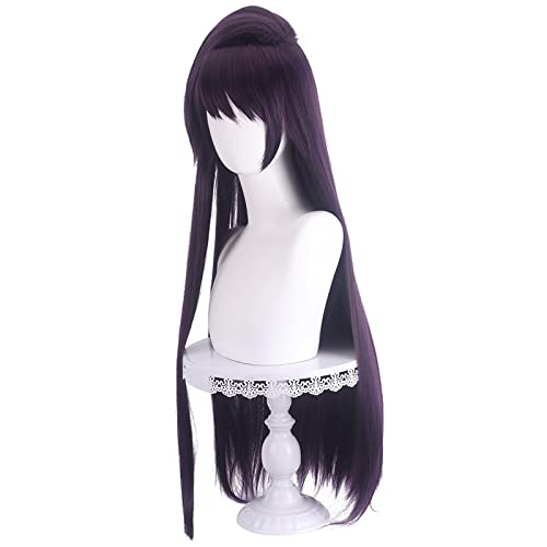 HBYLEE-Cosplay Wig For Anime Komi Can't Communicate Cosplay Komi Shouko Long Purple Wig[Farbe:Purple ] von HBYLEE