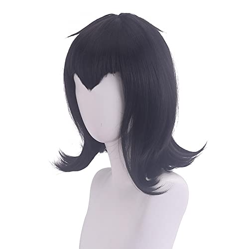 HBYLEE-Cosplay Wig For Halloween Women Hotel Witch Mavis Party Mavis role play styled black short hair wig[Farbe:Black] von HBYLEE