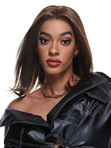 HBYLEE Human Lace Wigs 13 * 5 * 1 T-Part Lace Front Straight Human Hair Wig for Black Women ，Farbe：150Density 13 * 5 * 1/Größen：10 Inch von HBYLEE