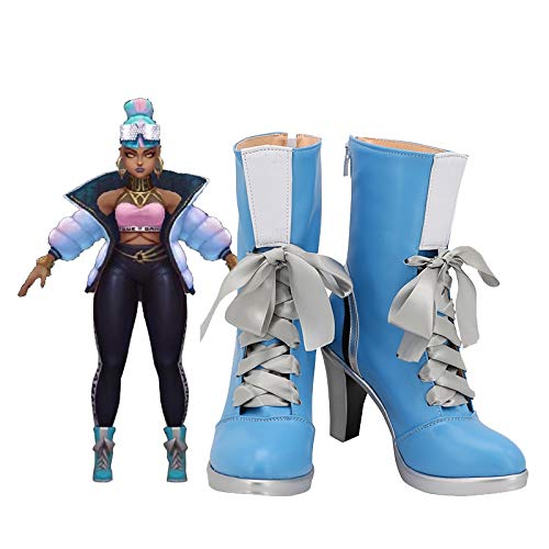 HBYLEE-Lol Spiel True Damage Qiyana Cosplay Schuhe Stöckelschuhe Damenschuhe Europäische Größe 34 Weibliche Größe[Farbe:Damengröße] von HBYLEE