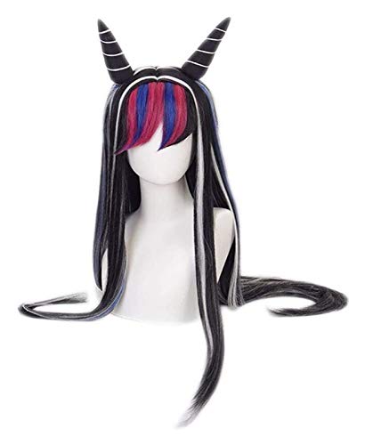HBYLEE- Mioda Ibuki Perücke Cosplay Perücke Danganronpa Perücke Hitzebeständige Haare mit Mütze for Halloween- Party Flüge[Farbe:-] von HBYLEE