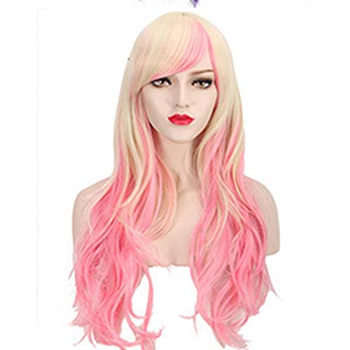 HBYLEE- Mode Günstige Harajuku Lolita Cosplay Perücke Lange Wellenförmige My Little Pony Anime Halloween Kostüm Party Ombre Haar Perücken Für Frauen PL-228[Farbe:PL-228] von HBYLEE
