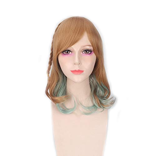 HBYLEE- Mode Sexy Ombre Perücke Mit Pony Anime Cosplay Kunsthaar Halloween Kostüm Harajuku Lolita Party Perücken Für Frauen 6 Modelle PL-242[Farbe:PL-242] von HBYLEE