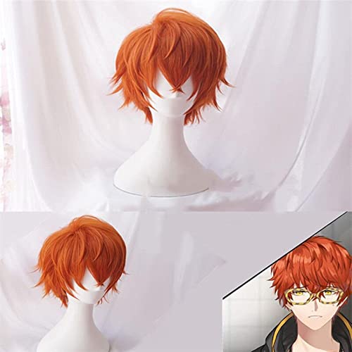 HBYLEE- Mystic Messenger Cosplay Harajuku lockige haarperücke 707 yoosung Zen v japanische haarkostüm luciel Choi Zen jumin han Wig + Wig Cap b173b [Farbe:B173b] von HBYLEE