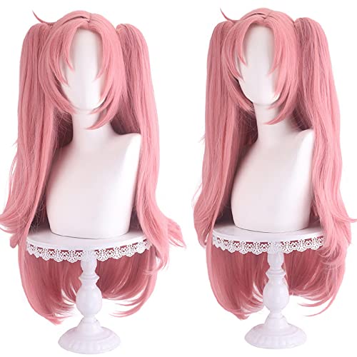 HBYLEE-Role Play Wig For Game Zenless Zone Zero Nicole Demara Cosplay Wig Long Pink Curls Halloween Party Wigs[Farbe:Pink] von HBYLEE