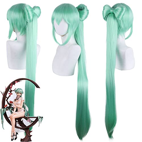 HBYLEE-VOCALOID Hatsune Miku Shaohua Ver Bow-shaped Ponytail Cosplay Wig[Farbe:-] von HBYLEE