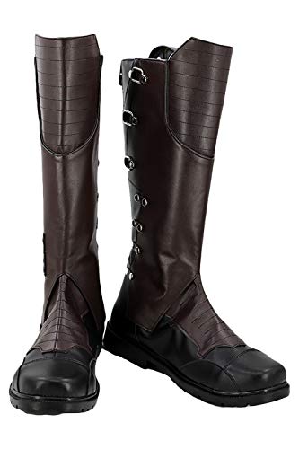 HBYLEE-Wächter der Galaxie 2 Cosplay Star Lord Peter Federkiel Schuhe Pu Lederstiefel Ankunft nach Maß 36[Farbe:-] von HBYLEE
