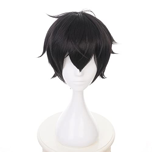 HBYLEE- Wig Anime Cosplay 2019 Spiel P5 Persona 5 Kurusu Akira Joker Cosplay Perücke Anti-Falten-Synthetik-Haar Anime-Haarteil[Farbe:-] von HBYLEE