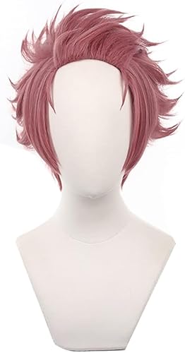 HBYLEE-Wig Anime Cosplay Anime Cosplay Wig for Blue Lock Bachira Meguru Cosplay Wig Short Black Yellow Hair Wig + Wig Cap [Farbe:Yellow] von HBYLEE