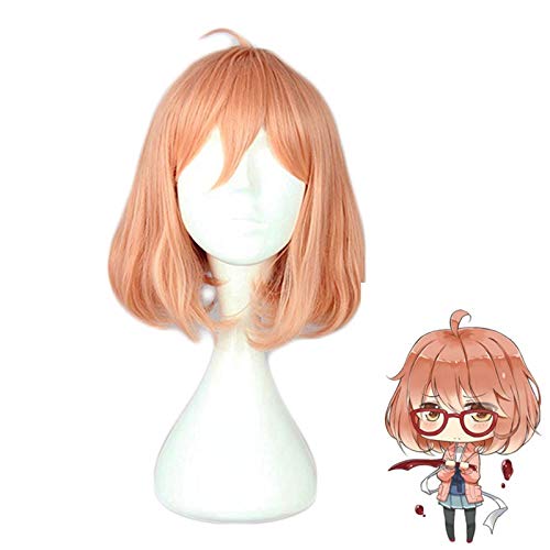 HBYLEE-Wig Anime Cosplay Beyond the Boundary Kuriyama Mirai Perücke Cosplay Kostüm Kyokai no Kanata Frauen Kurze Kunsthaar Halloween Party Perücken PL-308[Farbe:-] von HBYLEE