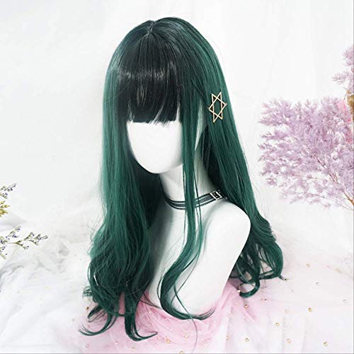 HBYLEE Wig Anime Cosplay DIOCOS Boku no My Hero Academia Shoto Todoroki Izuku Midoriya Cosplay Wigs Women Long Lolita Wig One Size Midoriya Wig[Farbe:Onecolor] von HBYLEE