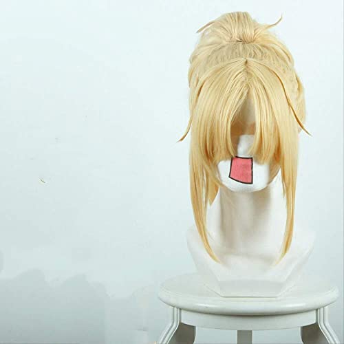 HBYLEE- Wig Anime Cosplay DIOCOS Fate Apocrypha Grand Order FGO Mordred Cosplay Wigs[Farbe:-] von HBYLEE