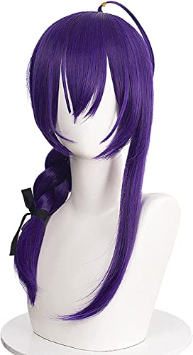 HBYLEE- Wig Anime Cosplay Ensemble Stars Alkaloid Ayase Mayoi Cosplay Purple Braid Langes hitzebeständiges Kunsthaar Halloween Party Rollenspiel Perücken[Farbe:Purple ] von HBYLEE