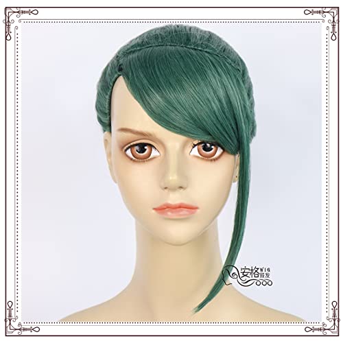 HBYLEE- Wig Anime Cosplay Faszinierende Schlacht Neu Zenin Maki Dunkelgrün cos Anime Perücke Zenin Maki [Farbe:-] von HBYLEE