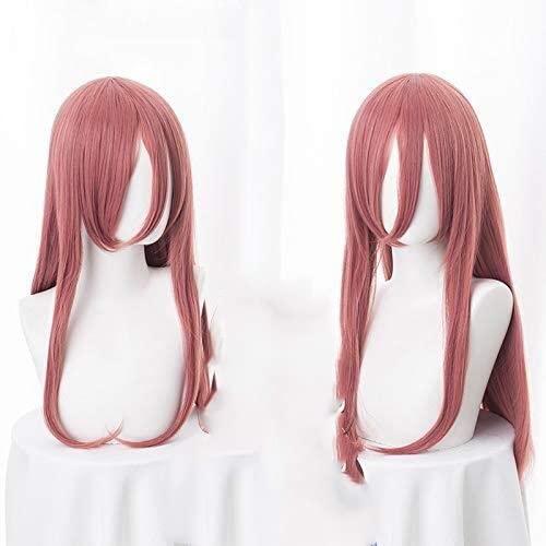 HBYLEE- Wig Anime Cosplay Five Equal Flower Marriage/Bride Nakano Misaki Taro Powder Long Bangs Coysplay Wig[Farbe:-] von HBYLEE