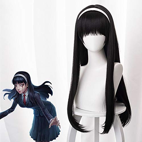HBYLEE Wig Anime Cosplay Game Identity V Dream Witch Kawakami Tomie Yidhra Cosplay Perücke Lange Glatte Synthetische Haare Halloween Party Frauen Perücken Pelucas[Farbe:nach Plan] von HBYLEE