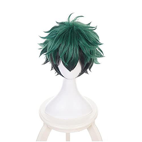 HBYLEE- Wig Anime Cosplay Izuku Midoriya Cosplay Perücken Boku No Hero Academia/Akademie Rollenspiel Izuku Midoriya Deku Haarperücke[Farbe:Onecolor] von HBYLEE