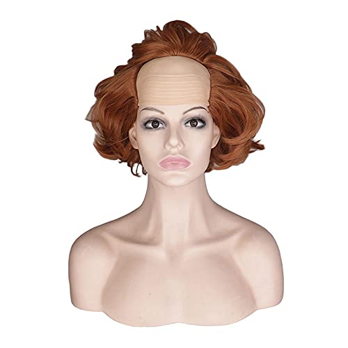 HBYLEE- Wig Anime Cosplay Joker Cosplay Film Stephen King's It Pennywise Clown Orange kurzes lockiges Kunsthaar der Clown Pennywise Halloween Party Perücken[Farbe:Onecolor] von HBYLEE