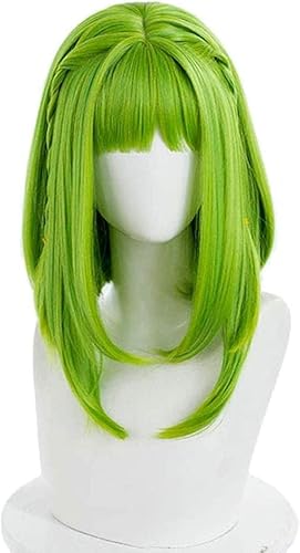 HBYLEE-Wig Anime Cosplay Nanamine Wig for Anime Women Short Green Wigs for Cosplay Halloween Party + Wig Cap[Farbe:Green] von HBYLEE