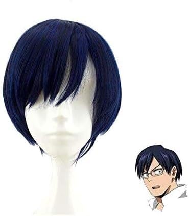 HBYLEE-Wig Anime Cosplay Perücke Himiko Toga Kyoka Jirou Cosplay Kostüm Perücken Blaue Perücke + Mütze[Farbe:Blaue ] von HBYLEE