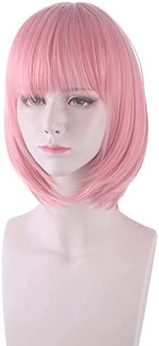 HBYLEE- Wig Anime Cosplay Perücke for Anime Perücken Cosplay Weihnachten Cosplay Perücke Princess Link Re:Dive Kusano Yui Princess Pink[Farbe:Pink] von HBYLEE