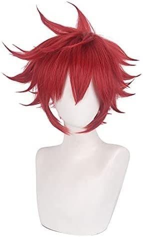 HBYLEE- Wig Anime Cosplay Perücke for Anime Perücken Cosplay Weihnachten Cosplay Perücke Unlimited Skateboard Sk∞ Calendar Red Big Anti-Alice Anime Perücke[Farbe:-] von HBYLEE