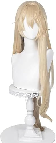 HBYLEE-Wig Anime Cosplay Perücke for Honkai Star Rail Blade Cosplay Perücke Männer Anime Party Dunkelblau Braun Rot Synthetische Haar Mit Ahoge [Farbe:] von HBYLEE