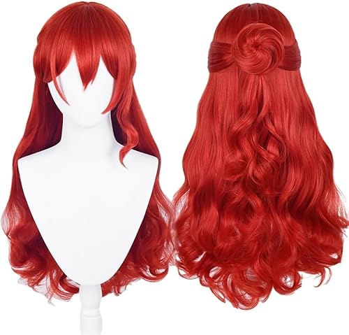 HBYLEE-Wig Anime Cosplay Perücke for Honkai Star Rail Blade Cosplay Perücke Männer Anime Party Dunkelblau Braun Rot Synthetische Haar Mit Ahoge [Farbe:] von HBYLEE
