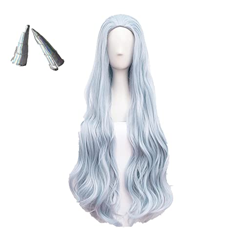 HBYLEE- Wig Anime Cosplay Rollenspiel for Eri Chisaki Woman Grau Blau Anime Cosplay Perücken mit Einer Haarnadel[Farbe: Grau Blau] von HBYLEE