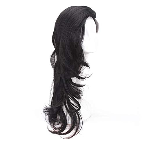 HBYLEE- Wig Anime Cosplay Tokyo Ghoul Male and Female COS Wig Mask Maker Uta Wig Short and Long Black and Silver Grey Anime Cosplay Wigs+Wig Cap 2 [Farbe:Black] von HBYLEE