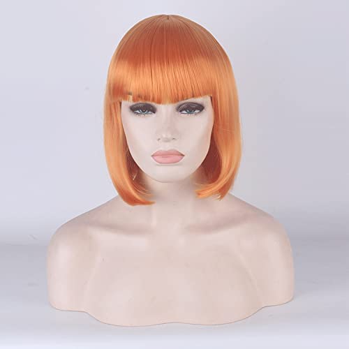 HBYLEE- Wig Anime Cosplay Wig for Halloween Fashion Christmas Party Dress Up Wig Cosplay Wig Nightclub Girl Female Short Hair Bob Head Color Bobo Headgear Color:713-14 [Farbe:-] von HBYLEE