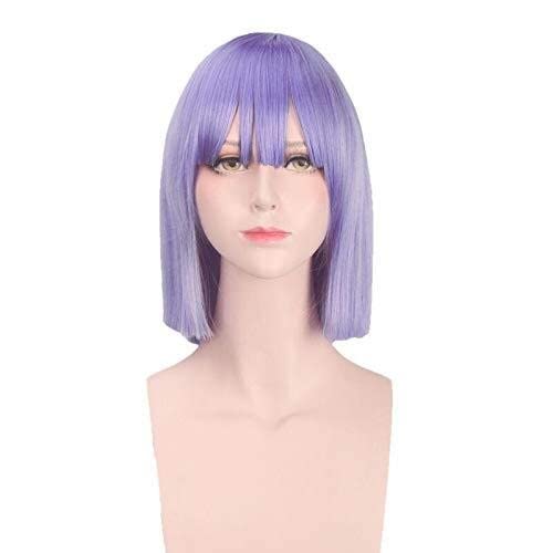 HBYLEE- Wig Anime Cosplay Wig for Halloween Fashion Christmas Party Dress Up Wig Kobayashi'S Dragon Maid High Restoration Real Soil SHO Tai Purple Short Hair Cosplay Wig[Farbe:Onecolor] von HBYLEE