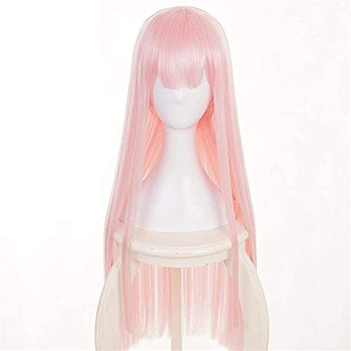 HBYLEE-Wig for cosplay Anime Coser Wig Anime Cosplay Perücke Liebling in der 02 Null Zwei Perücke Rosa Comique Konisch Karneval Weihnachten Halloween Party Alltag von HBYLEE