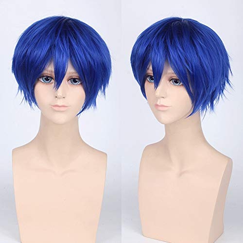 HBYLEE-Wig for cosplay Herren Synthetische Kurze Flauschige Rot Silber Grau Hell Golden Gelb Grün Rosa Lila Lila Orange Weiß Universelle Cosplay Perücke Pony China Als Das Bild von HBYLEE