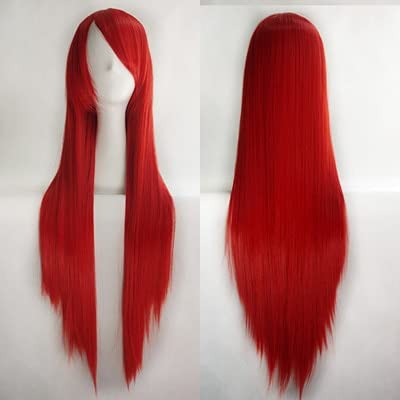 HBYLEE-Wig for cosplay Umi Sonoda Ruka Jabami Yumeko 80 Cm Schwarz Weiß Rot Lila Rosa 19 Farben Gerade Lange Perücken Synthetische Cosplay Haarperücke + Perückenkappe Nr. 11 von HBYLEE