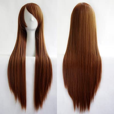 HBYLEE-Wig for cosplay Umi Sonoda Ruka Jabami Yumeko 80 Cm Schwarz Weiß Rot Lila Rosa 19 Farben Gerade Lange Perücken Synthetische Cosplay Haarperücke + Perückenkappe Nr. 19 HBYLEE-Wig for cosplay Umi Sonoda Ruka Jabami Yumeko 80 Cm Schwarz Weiß Rot Lila Rosa 19 Farben Gerade Lange Perücken Synthetische Cosplay Haarperücke + Perückenkappe Nr. 19 von HBYLEE