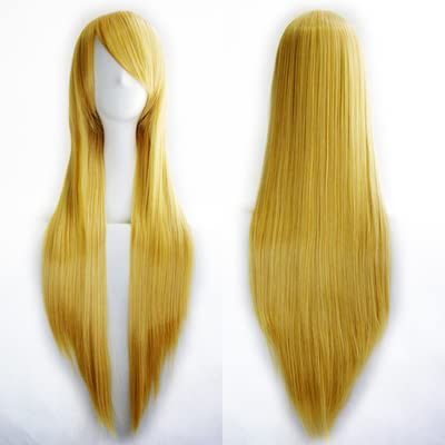 HBYLEE-Wig for cosplay Umi Sonoda Ruka Jabami Yumeko 80 cm Schwarz Weiß Rot Lila Pink 19 Farben Glatt Lange Perücke Kunsthaar Cosplay Haar Perücke + Perückenkappe Nr. 13 von HBYLEE