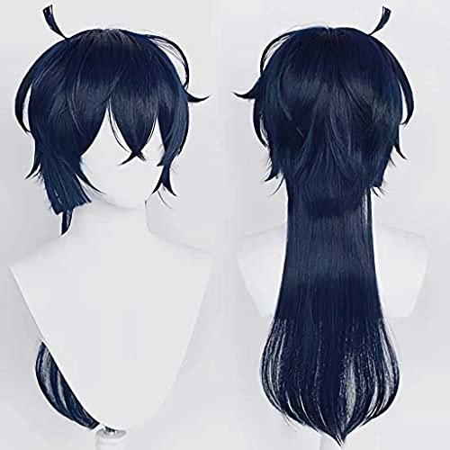 HBYLEE-Wig for cosplay Wig Anime Cosplay Anime Cosplay Wig Vanitas Vanitas Case Study Long Blue Wig with Free Wig Cap for Christmas Carnival Party Halloween Cosplay Wig von HBYLEE