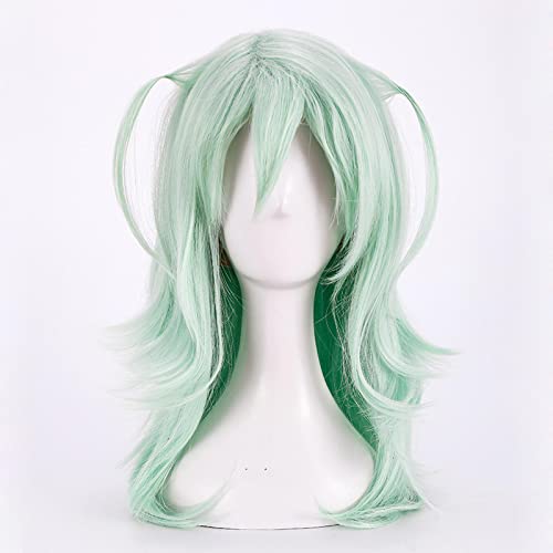 HBYLEE-Wig for cosplay Wig Anime Cosplay Anime-Rollenspiel for Fire Emblem ThreeHouses Byleth Cosplay-Perücke langes welliges hellgrünes hitzebeständiges Kunsthaar von HBYLEE