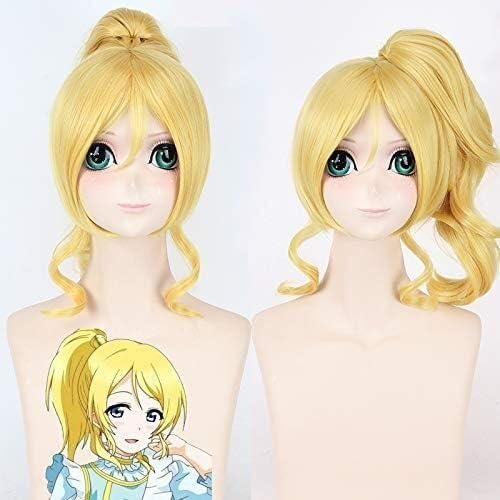 HBYLEE-Wig for cosplay Wig Anime Cosplay Perücke Love Live! Ayase Eri Göttin Edle Anime Perücke Perücke + Kappe von HBYLEE