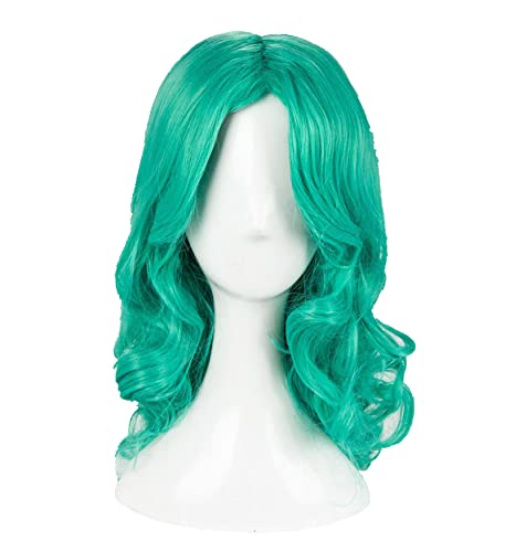 HBYLEE-Wig for cosplay Wig Anime Cosplay Rollenspiel for Sailor Neptun Lange grüne lockige Cosplay-Perücke von HBYLEE