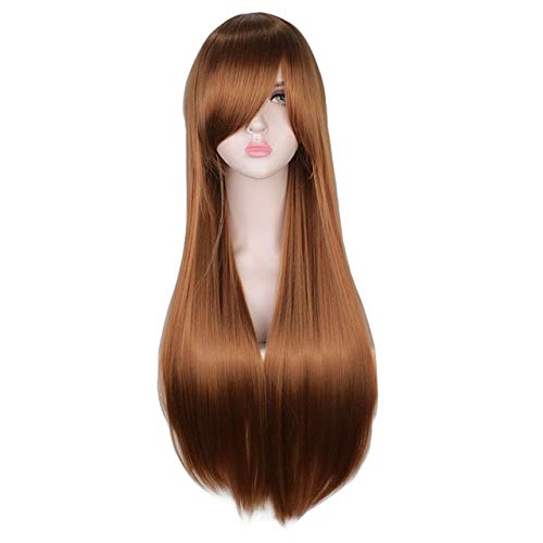 HBYLEE-Wig for cosplay anime cosplay perückeCosplay 80Cm Perücke Blond Blau Rot Rosa Grau Lila Haar Für Party 80Cm Lange Gerade Synthetische Cosplay Perücken Für Frauen One Size 17 von HBYLEE