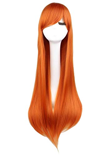 HBYLEE-Wig for cosplay anime cosplay perückeCosplay 80Cm Perücke Blond Blau Rot Rosa Grau Lila Haar Für Party 80Cm Lange Gerade Synthetische Cosplay Perücken Für Frauen One Size 18 von HBYLEE